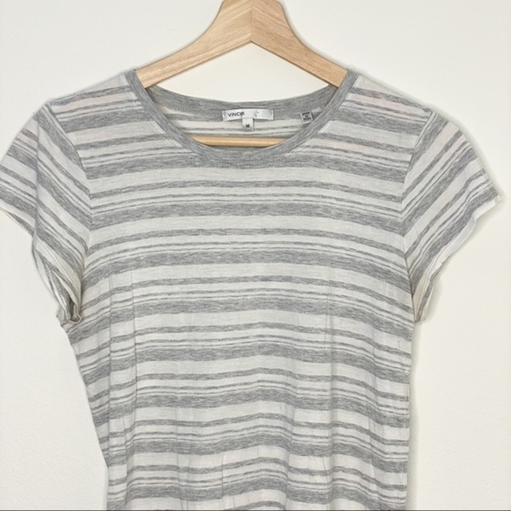 Vince stripes short sleeves top - Picture 5 of 8